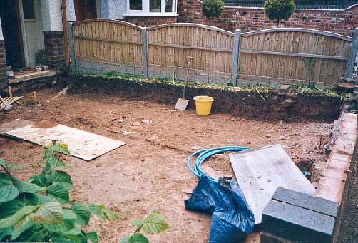 Digging nearly done.